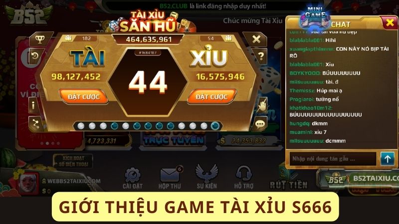 Win79 - Tài Xỉu S666 - Bí Mật Của Người Chiến Thắng 2024 5 Giới thiệu về game tài xỉu s666
