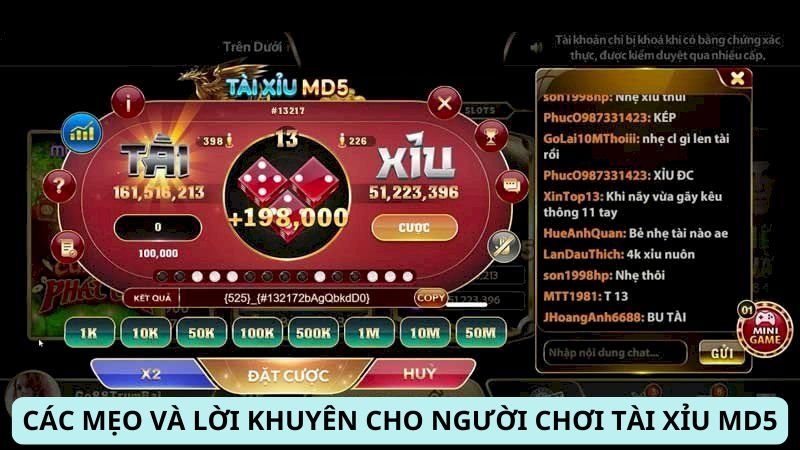 Win79 - Tài Xỉu MD5:Trải nghiệm Giải Trí Và Cơ Hội Kiếm Tiền 9 Các mẹo và lời khuyên cho người chơi Tài Xỉu MD5
